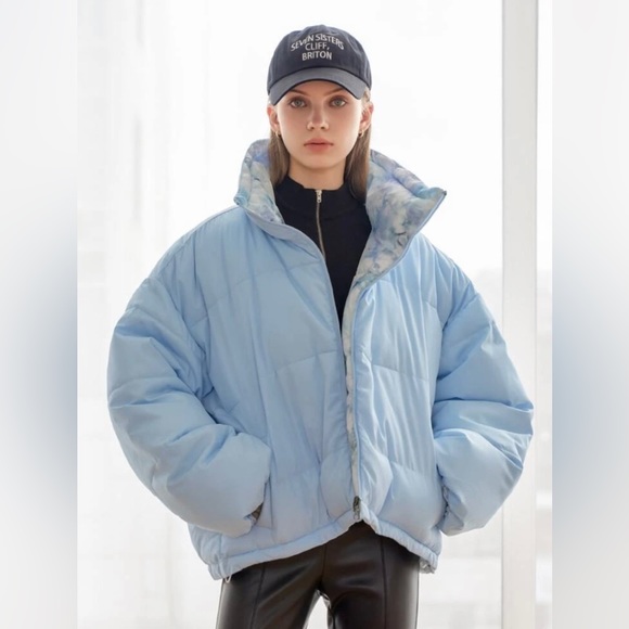 Reversible Puffer Coat - Picture 2 of 6